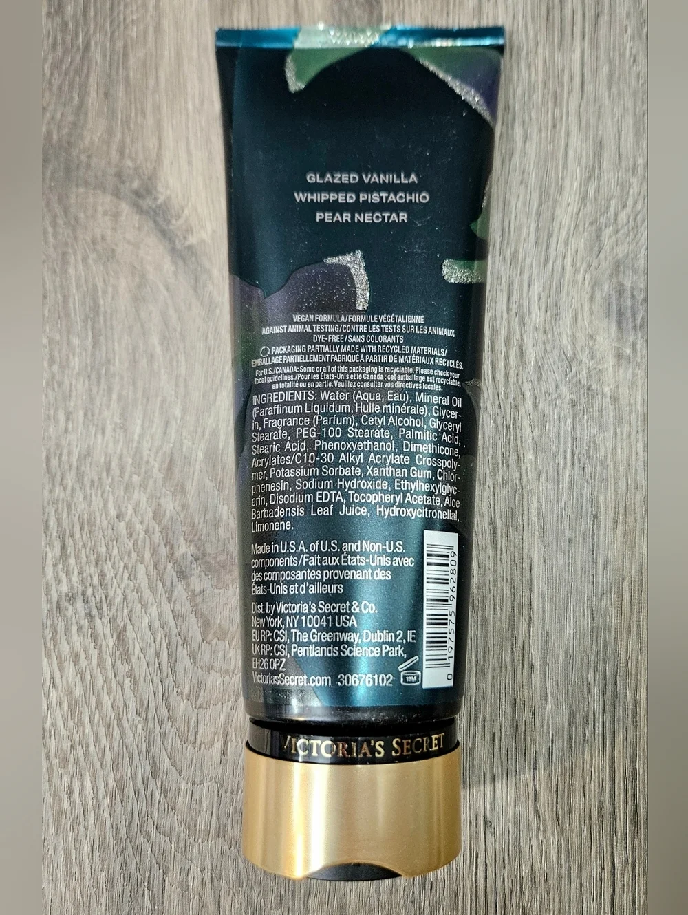 Victoria's Secret WARM VANILLA WOODS Body Lotion 8oz NEW Sparkle Bottle Ramadan